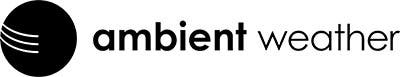 Ambient Weather Black and White Logo